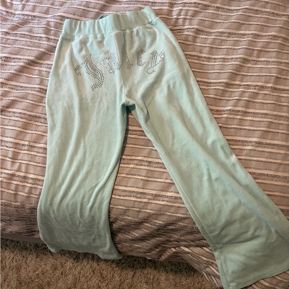 Blue Velvet Juicy Couture Flare Pants